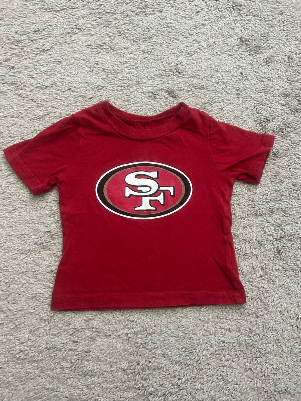 NFL Kids Scarlet Short-Sleeve Logo Tee